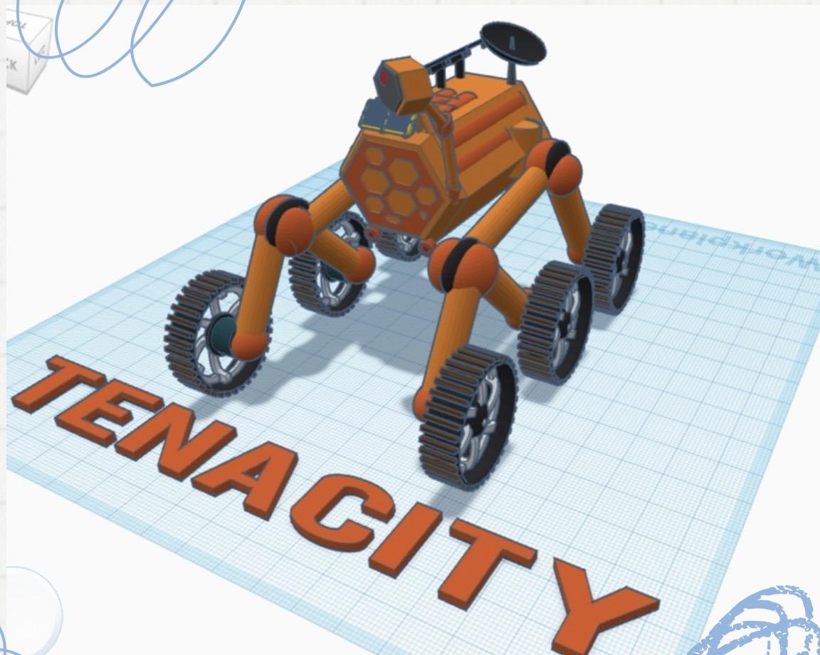 3D Design Challenge : 3D Mars Rover Prototype