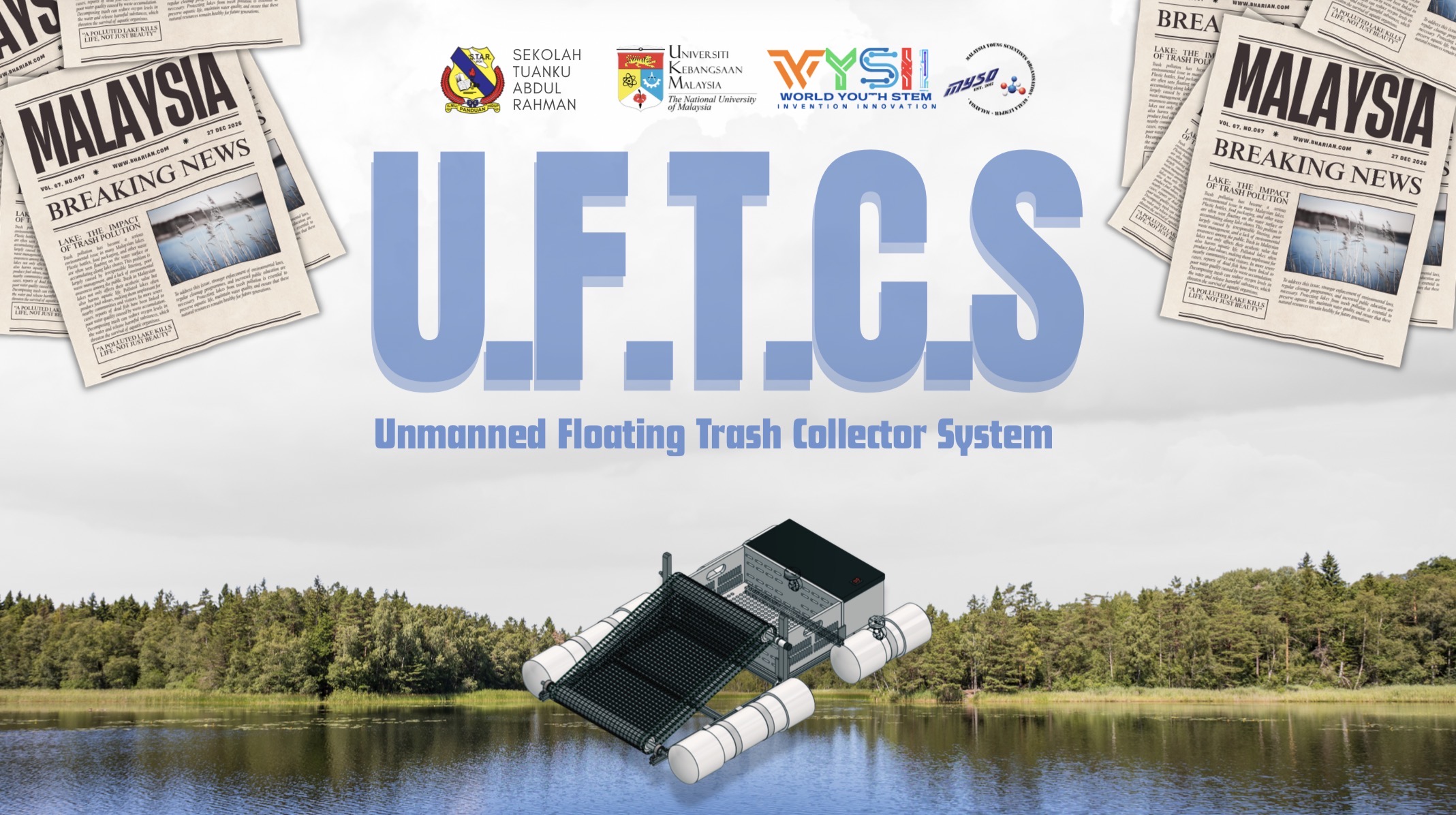 Unmanned Floating Trash Collector System