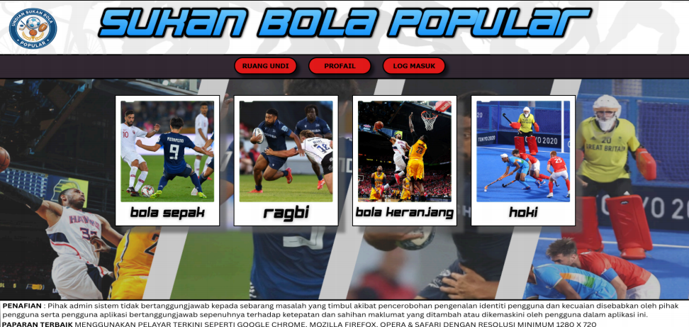 Website Undian Sukan Popular